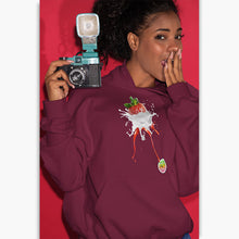 Charger l'image dans la galerie, Sweat à capuche Bio Femme - Fraise Splash