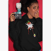 Charger l'image dans la galerie, Sweat à capuche Bio Femme - Fraise Splash