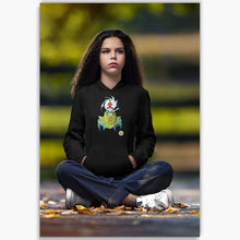 Charger l'image dans la galerie, Sweat à capuche Bio Femme - Kiwi Lotus OM