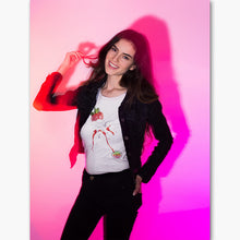 Charger l'image dans la galerie, T-shirt Bio - Femme - Fraise Splash