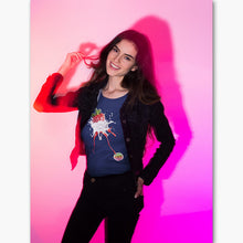 Charger l'image dans la galerie, T-shirt Bio - Femme - Fraise Splash