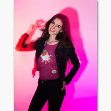 Charger l'image dans la galerie, T-shirt Bio - Femme - Fraise Splash