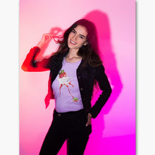 Charger l'image dans la galerie, T-shirt Bio - Femme - Fraise Splash