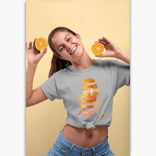 Charger l'image dans la galerie, T-shirt Bio - Femme - Orange Splash