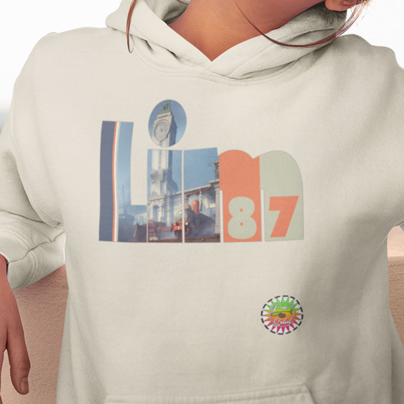 Sweat à capuche Bio - Femme - Lim 87 Gare de Limoges