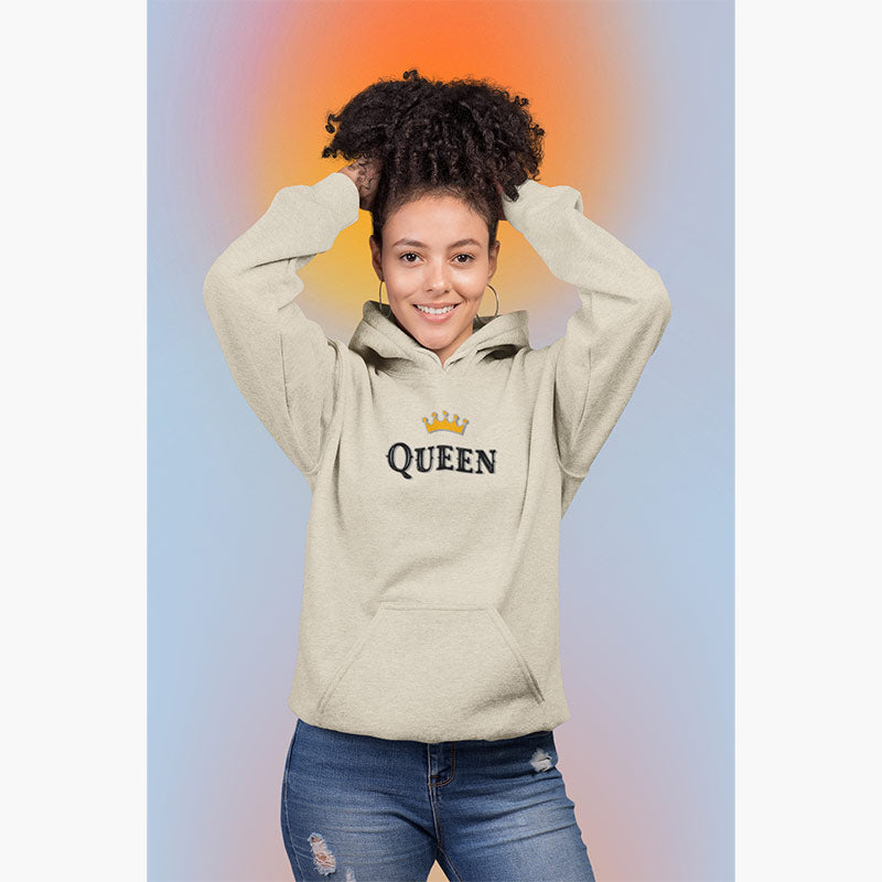 Sweat à capuche Bio - Femme - Queen
