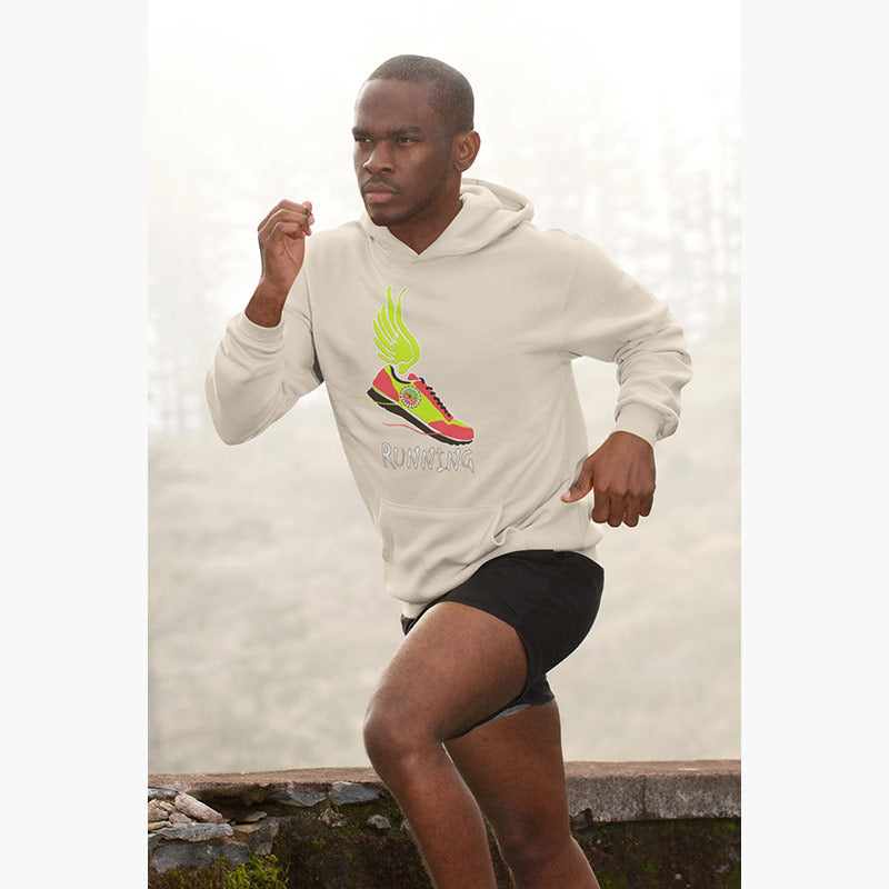 Sweat à capuche Bio - Homme - Running