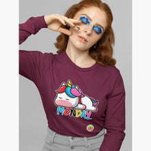 Charger l&#39;image dans la galerie, Sweat Bio - Femme - Licorne monday
