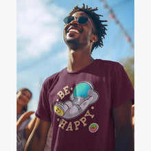 Charger l&#39;image dans la galerie, T-shirt Bio - Homme - Be happy