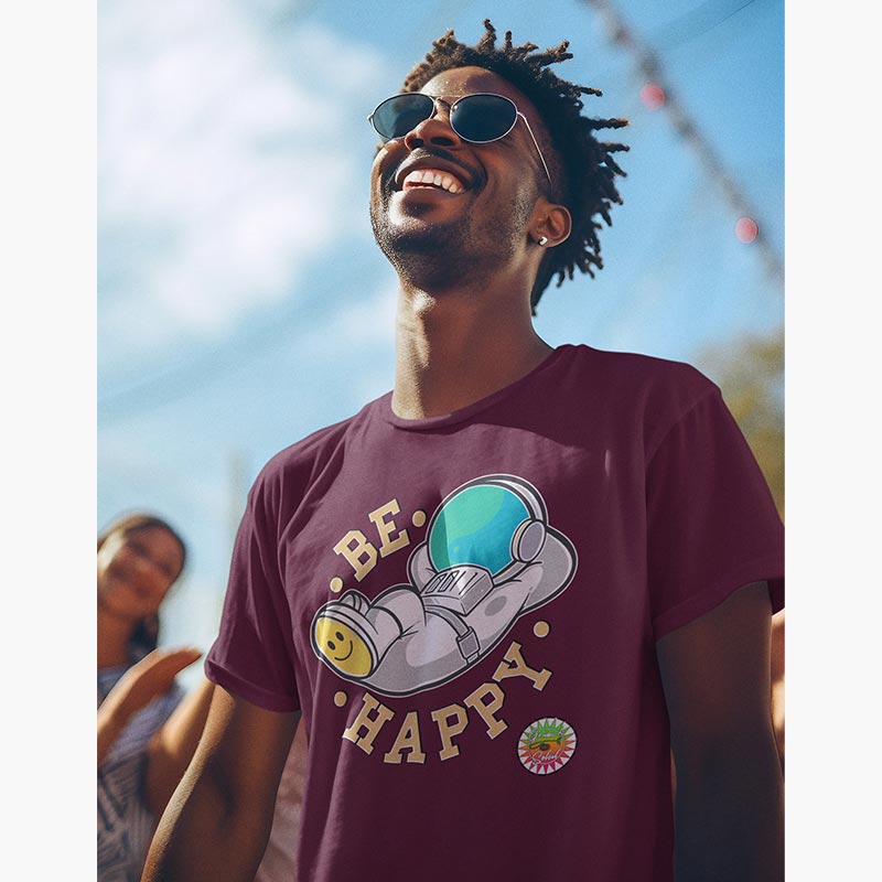 T-shirt Bio - Homme - Be happy