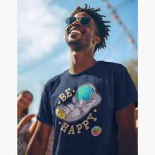 Charger l&#39;image dans la galerie, T-shirt Bio - Homme - Be happy