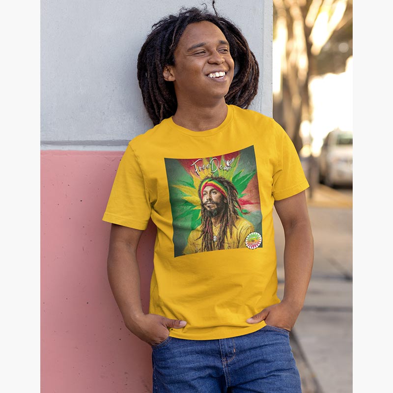 T-shirt Bio - Homme - Rasta Freedom