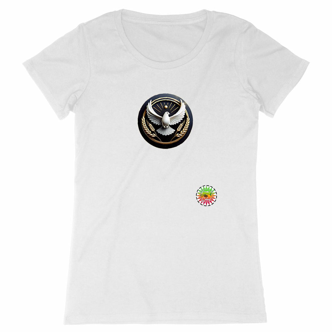 Tshirt Bio - Femme - Colombe blé d'or