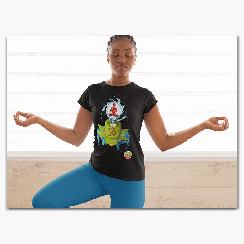 T-shirt Bio - Femme - Kiwi Lotus OM