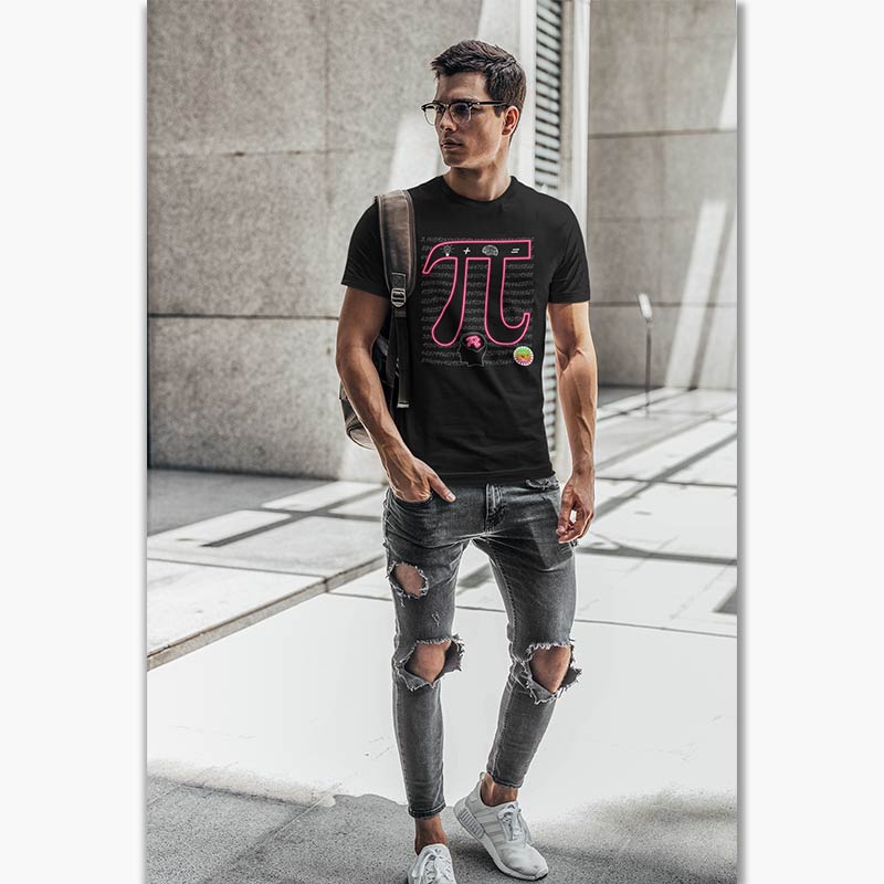 T-Shirt Bio - Homme - Pi