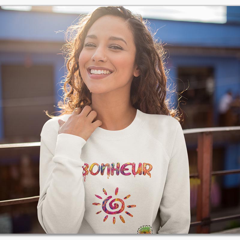 Sweat Bio - Femme - Bonheur