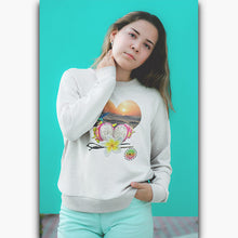 Charger l&#39;image dans la galerie, Sweat Bio - Enfant/Adolescent - Coeur Océan