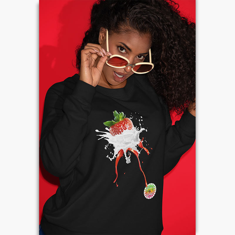 Sweat Bio - Femme - Fraise Splash