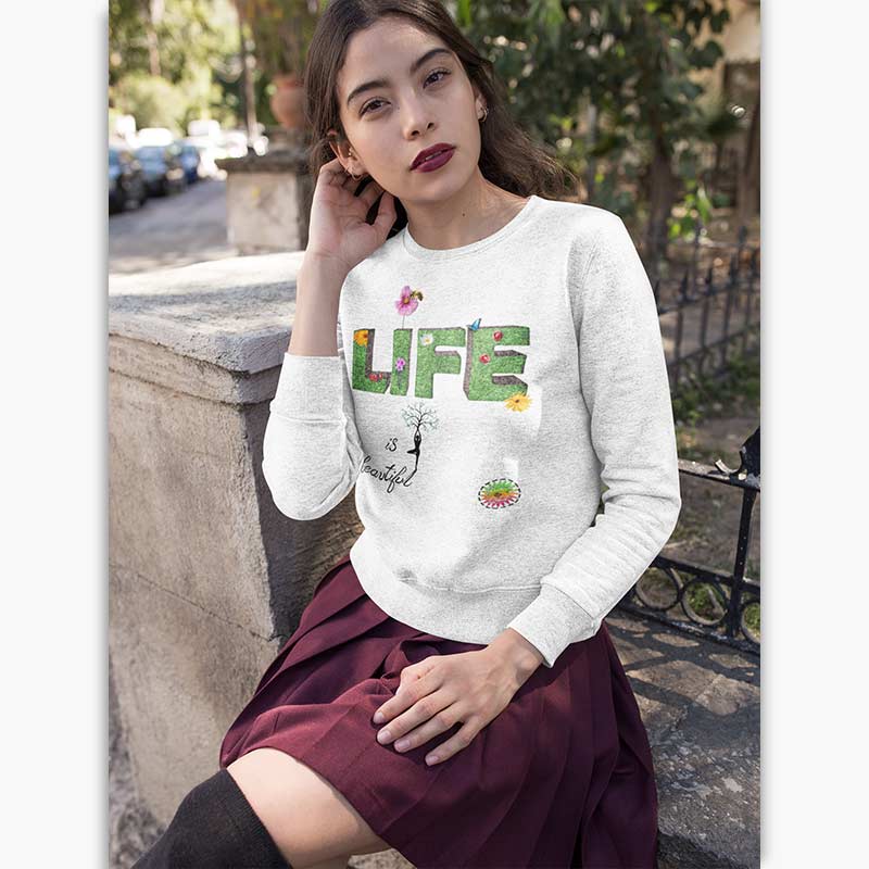 Sweat Bio - Femme - Life is Beautiful