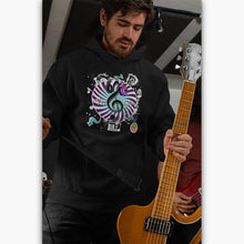 Charger l&#39;image dans la galerie, Sweat à capuche Bio - Homme - Musique Vibration