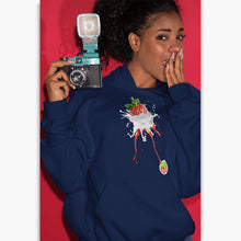 Charger l&#39;image dans la galerie, Sweat à capuche Bio Femme - Fraise Splash