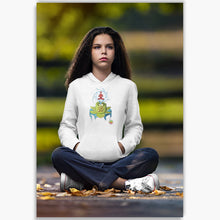 Charger l&#39;image dans la galerie, Sweat à capuche Bio Femme - Kiwi Lotus OM