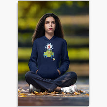 Charger l&#39;image dans la galerie, Sweat à capuche Bio Femme - Kiwi Lotus OM