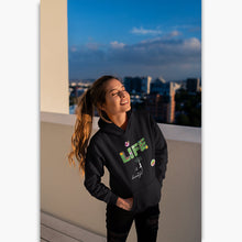 Charger l&#39;image dans la galerie, Sweat à capuche Bio - Femme - Life is Beautiful [variante]