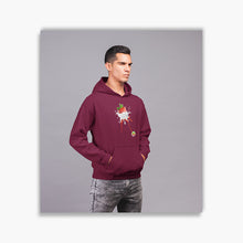 Charger l&#39;image dans la galerie, Sweat à capuche Bio - Homme - Fraise Splash