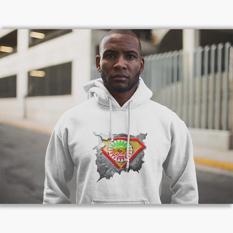 Sweat à capuche Bio - Homme - Super Graine de Soleil