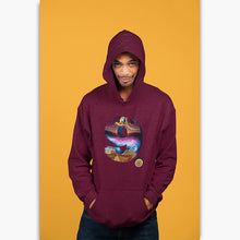 Charger l&#39;image dans la galerie, Sweat à capuche Bio - Homme - Egypte Thot neuf