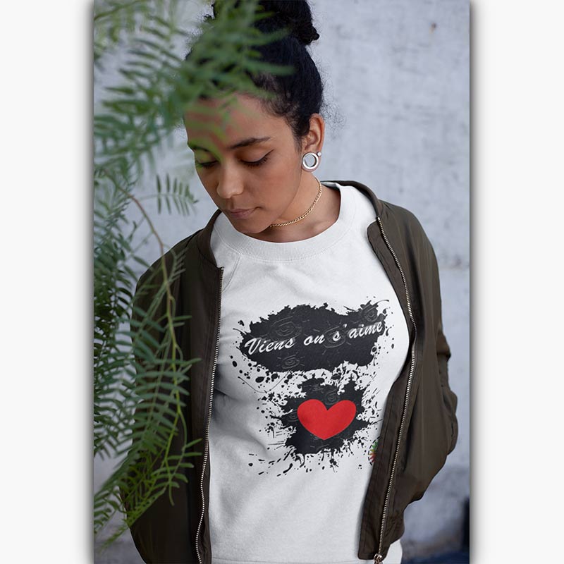 Sweat Bio - Enfant/Adolescent - Viens on s'aime