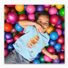 Charger l&#39;image dans la galerie, T-shirt Bio - Enfant/Adolescent - Orange Splash