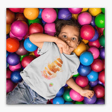 Charger l&#39;image dans la galerie, T-shirt Bio - Enfant/Adolescent - Orange Splash