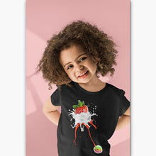 Charger l&#39;image dans la galerie, T-shirt Bio - Enfant/Adolescent - Fraise Splash