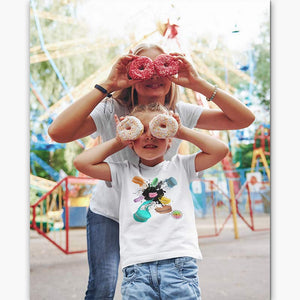 T-shirt Bio - Enfant/Adolescent - Macarons