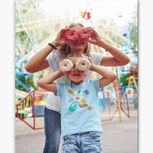 Charger l&#39;image dans la galerie, T-shirt Bio - Enfant/Adolescent - Macarons [variante]