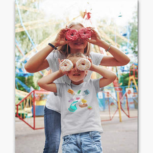 T-shirt Bio - Enfant/Adolescent - Macarons [variante]