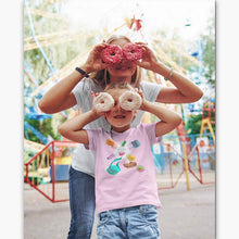 Charger l&#39;image dans la galerie, T-shirt Bio - Enfant/Adolescent - Macarons [variante]