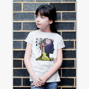 T-shirt Bio - Enfant/Adolescent- Papillon Lunaire