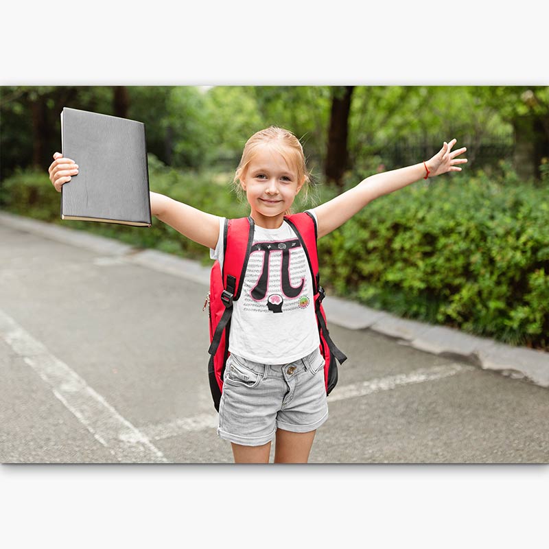 T-shirt Bio - Enfant/Adolescent - Pi