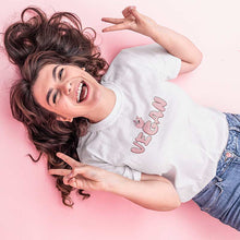 Charger l&#39;image dans la galerie, T-shirt Bio - Femme - Cochon Vegan