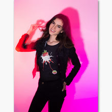 Charger l&#39;image dans la galerie, T-shirt Bio - Femme - Fraise Splash