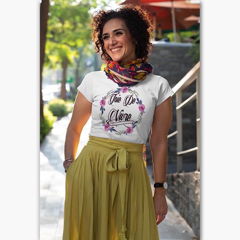 T-shirt Bio - Femme - Joie de Vivre