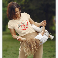 Charger l&#39;image dans la galerie, T-shirt Bio - Femme - Maman coeur de fleur