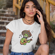 Charger l&#39;image dans la galerie, T-shirt Bio - Femme - Mariachi cactus
