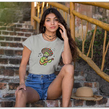 Charger l&#39;image dans la galerie, T-shirt Bio - Femme - Mariachi cactus