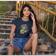 Charger l&#39;image dans la galerie, T-shirt Bio - Femme - Mariachi cactus