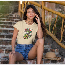 Charger l&#39;image dans la galerie, T-shirt Bio - Femme - Mariachi cactus