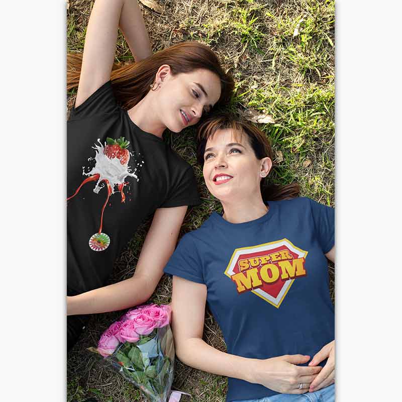 T-shirt Bio - Femme - Super Mom